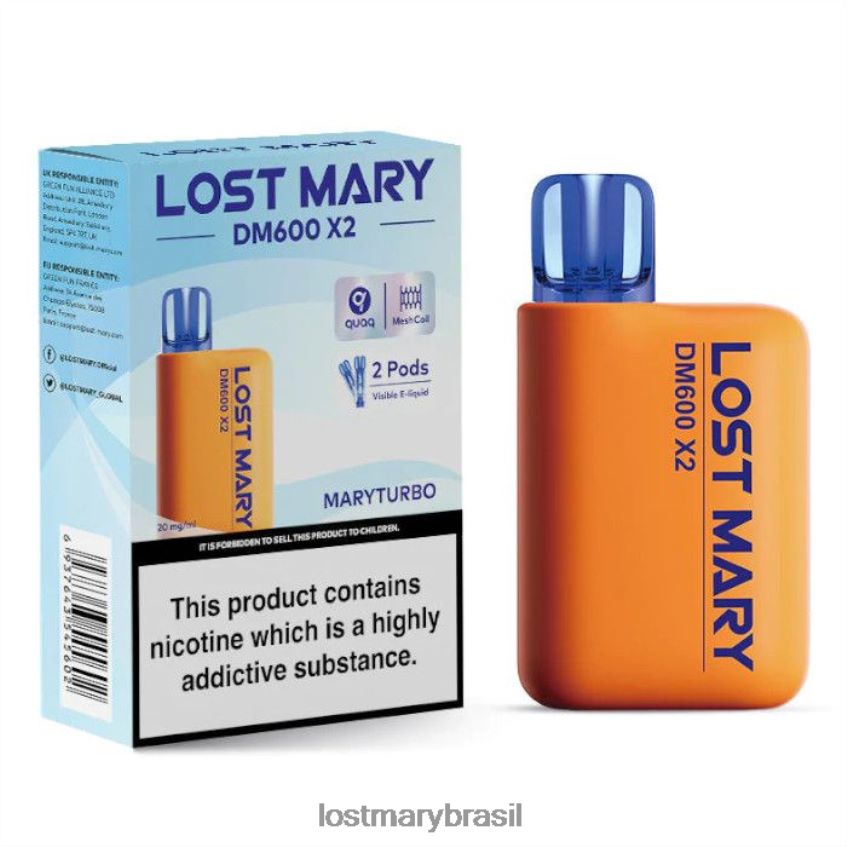 vape descartável perdido mary dm600 x2 H22VDL195 maryturbo | LOST MARY Puffs